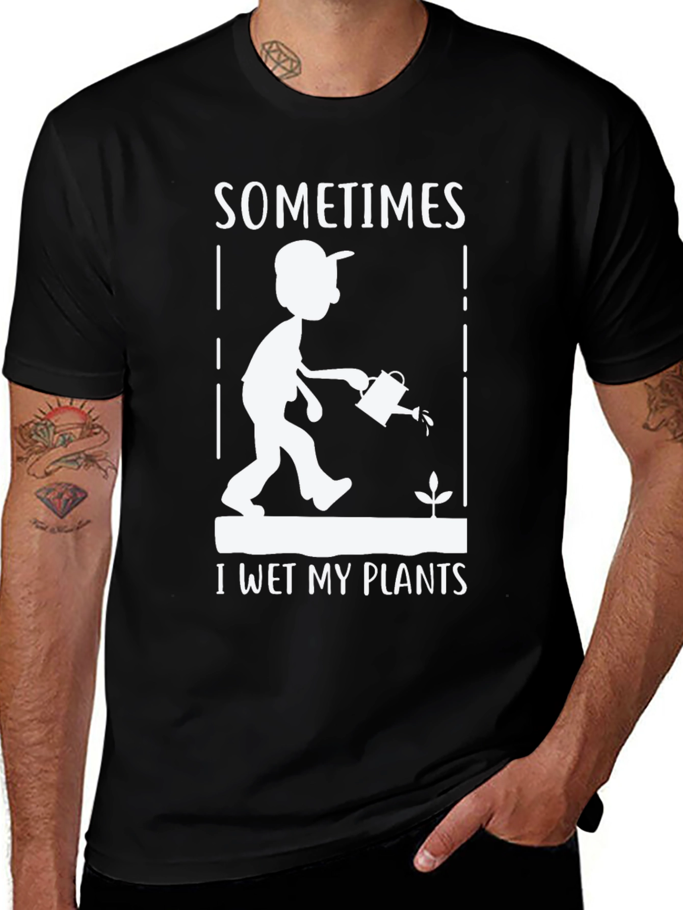 Sometimes I Wet My Plants Graphic T-Shirt