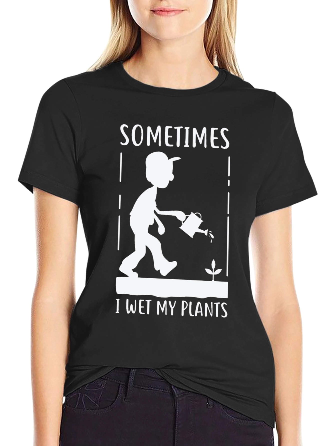 Sometimes I Wet My Plants Graphic T-Shirt