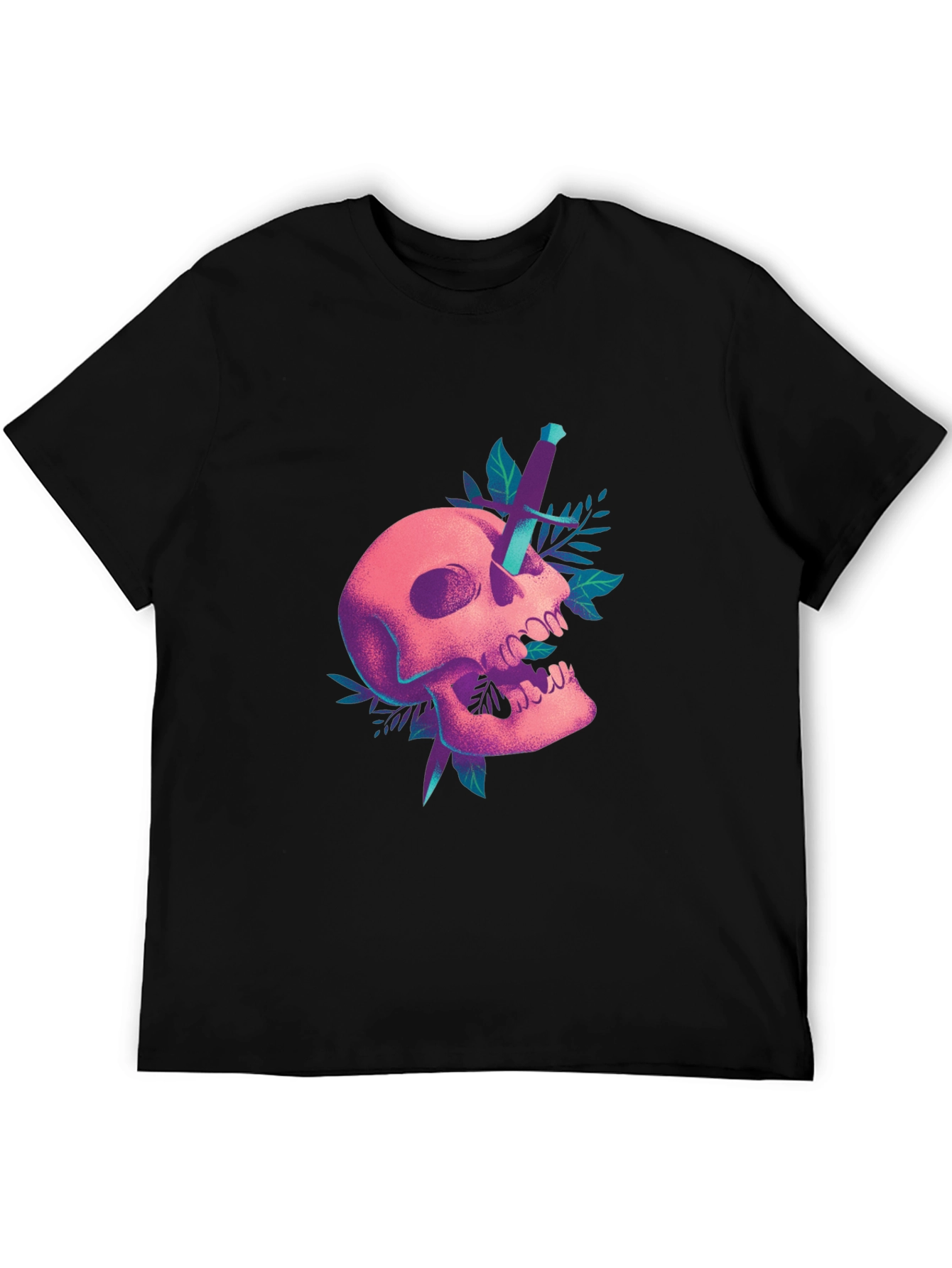 Skull & Dagger Graphic T-Shirt - Edgy Design
