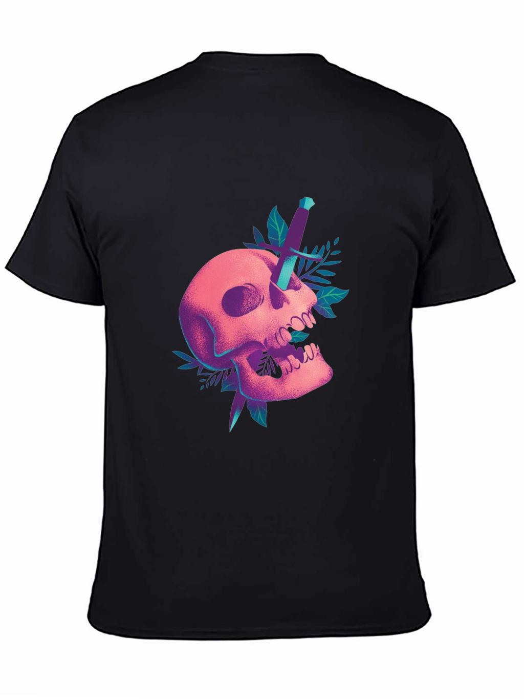 Skull & Dagger Graphic T-Shirt - Edgy Design