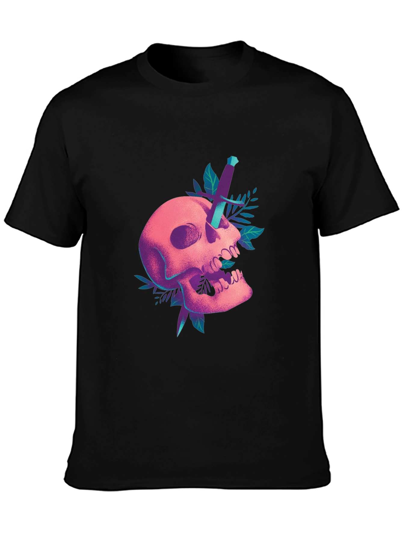 Skull & Dagger Graphic T-Shirt - Edgy Design