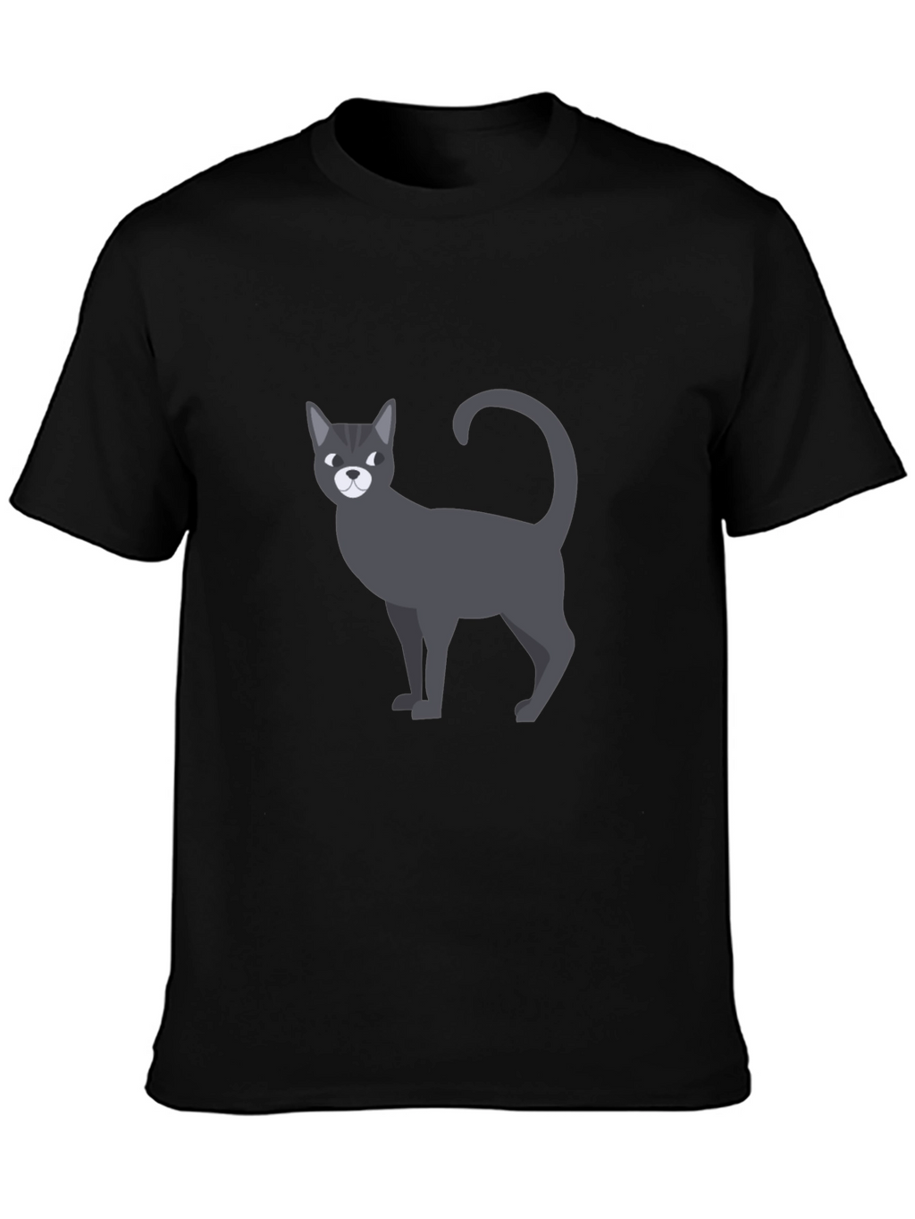 Cool Cat Graphic T-Shirt - Mens Black Tee