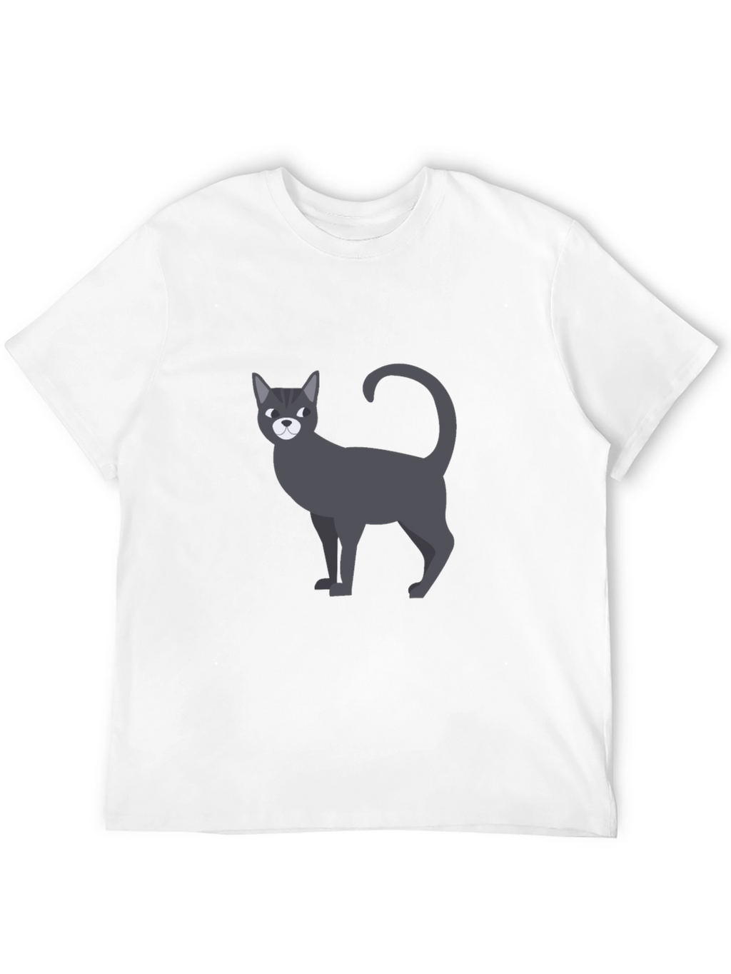 Cool Cat Graphic T-Shirt - Mens Black Tee