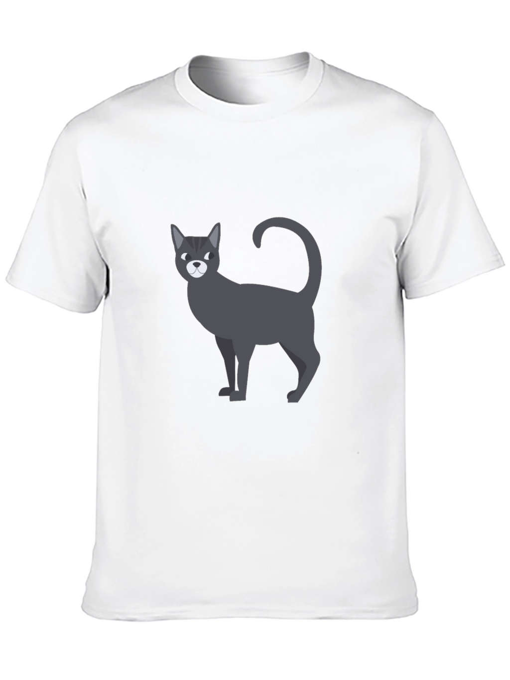 Cool Cat Graphic T-Shirt - Mens Black Tee