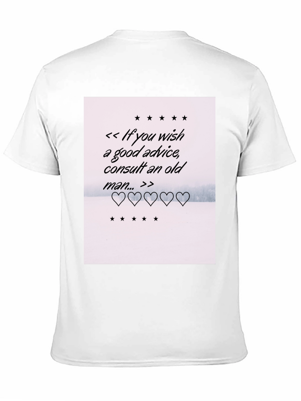 Consult An Old Man Advice Graphic Tee