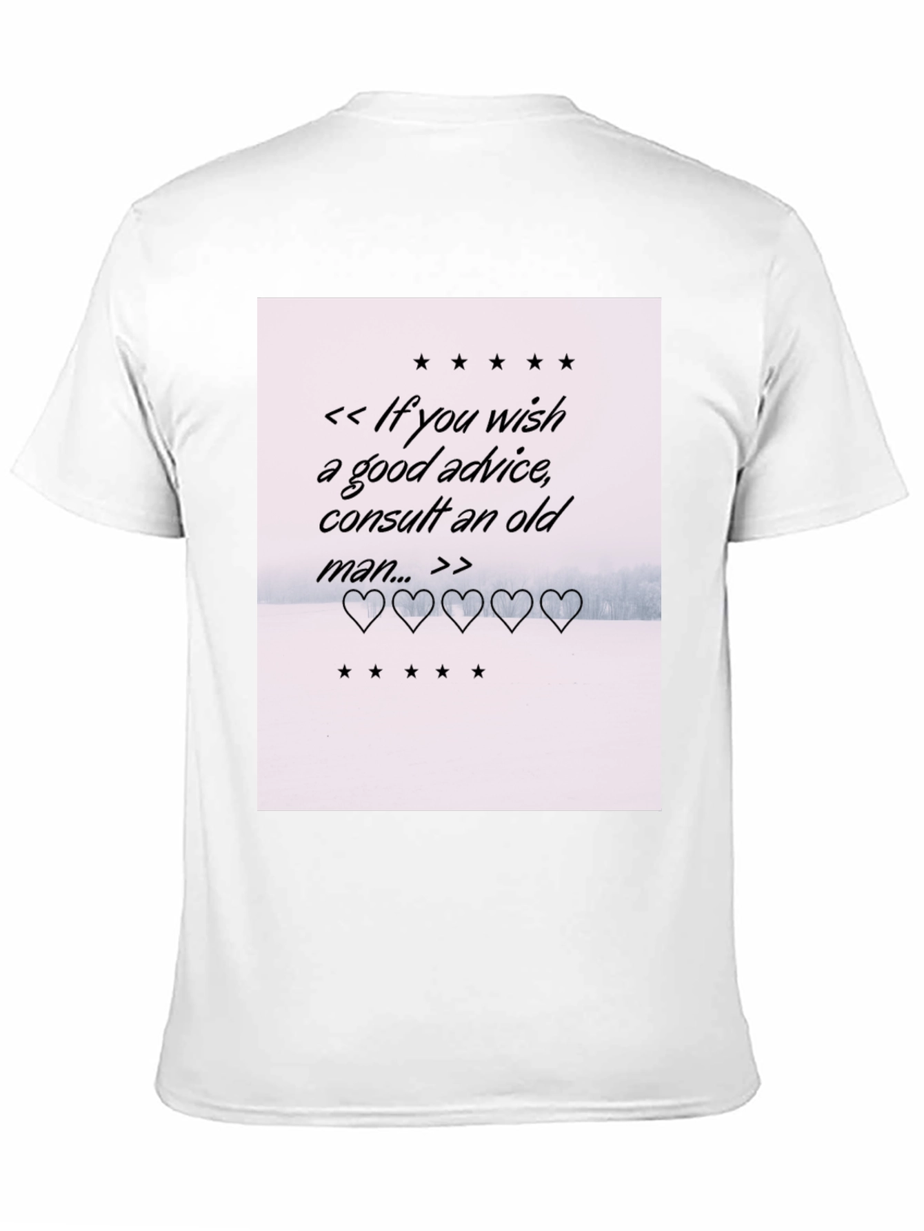 Consult An Old Man Advice Graphic Tee