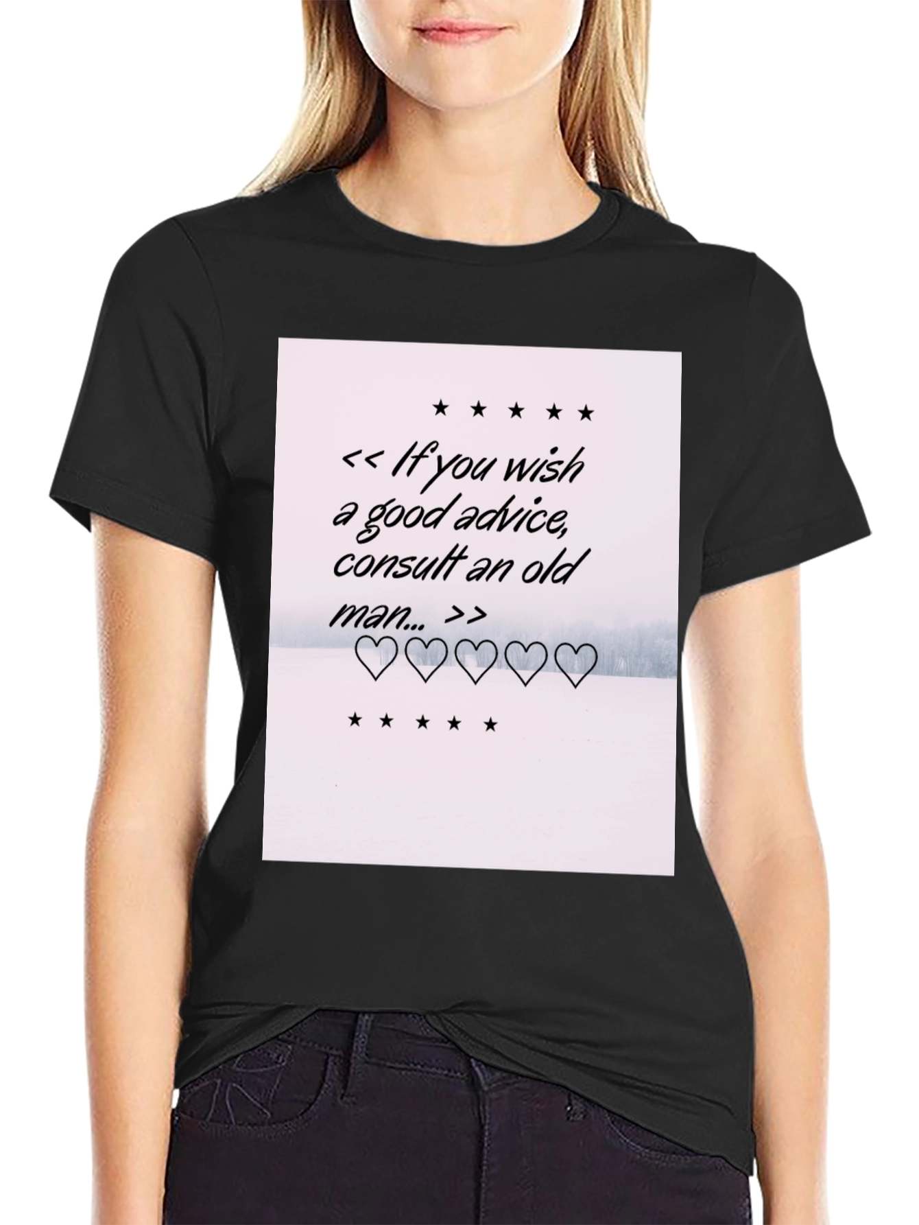 Consult An Old Man Advice Graphic Tee