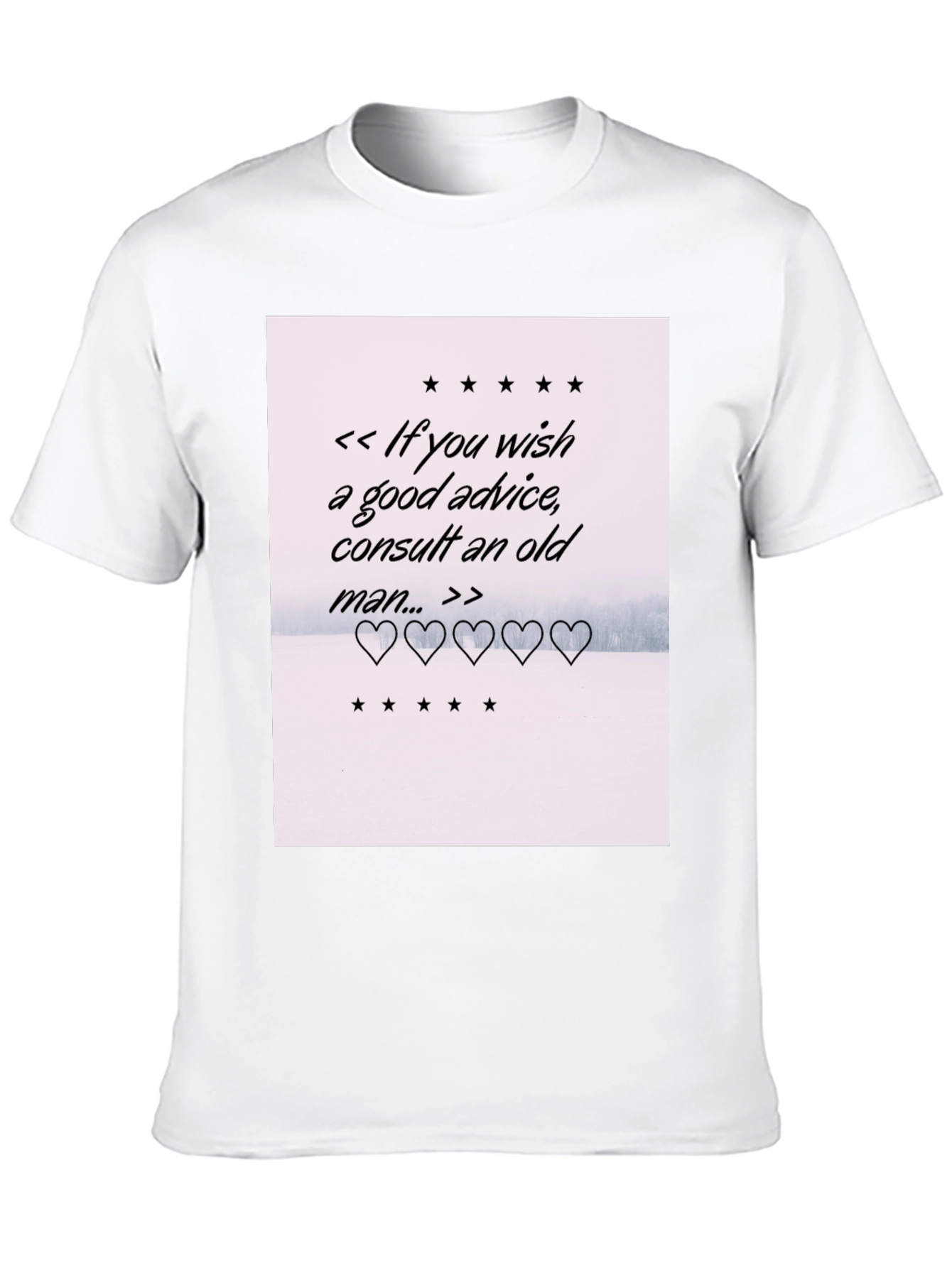 Consult An Old Man Advice Graphic Tee