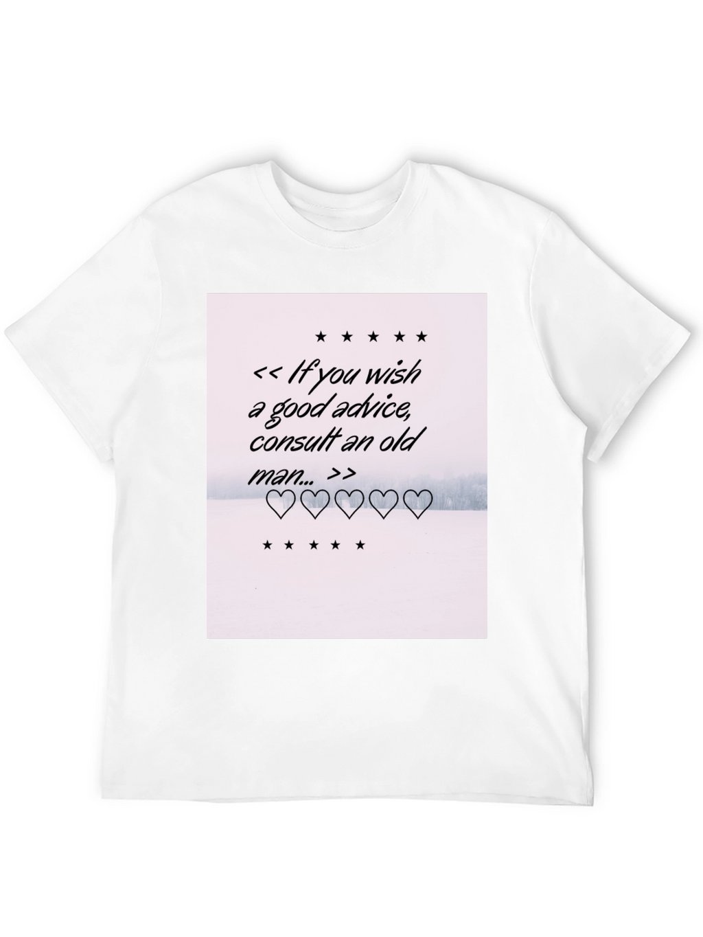 Consult An Old Man Advice Graphic Tee