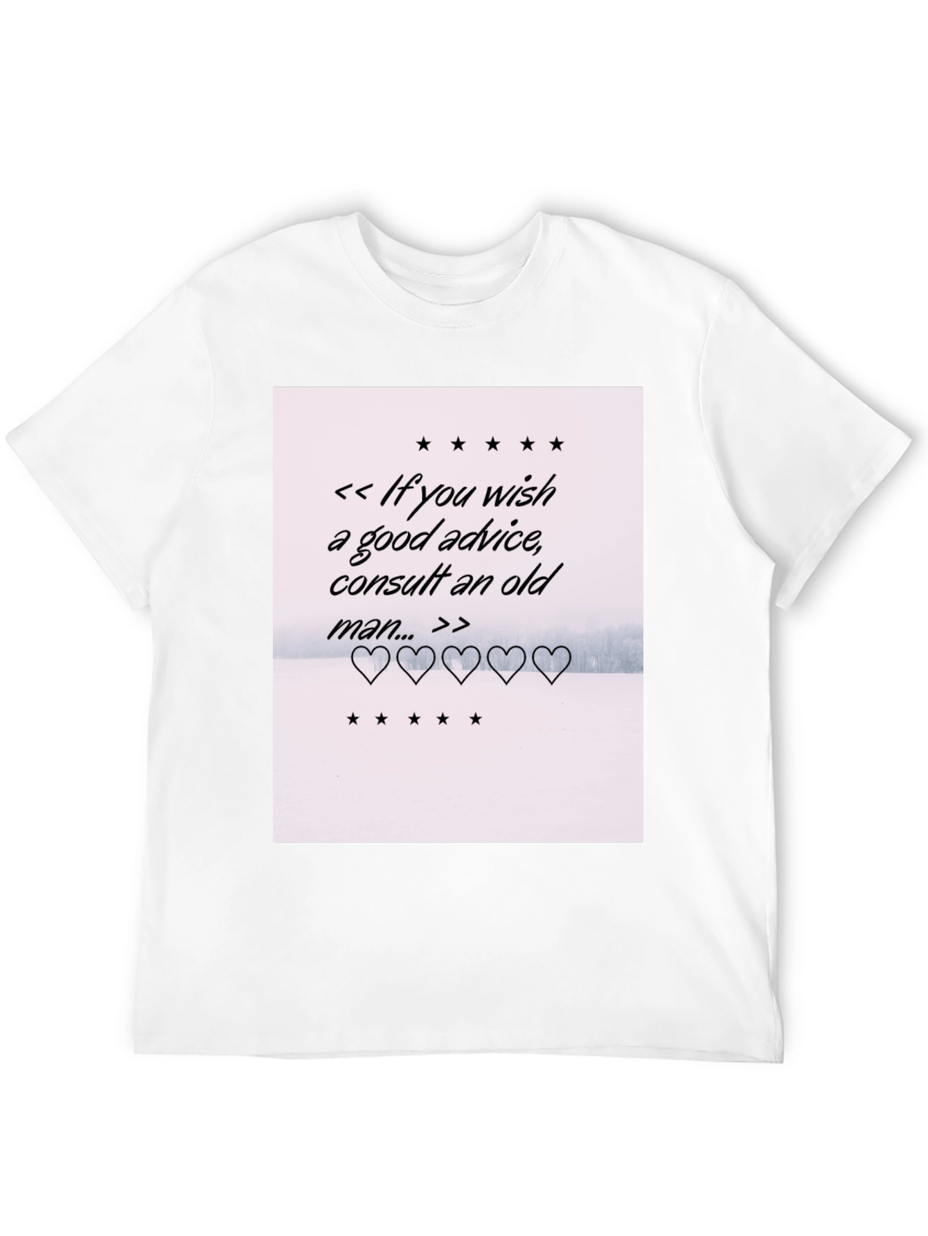 Consult An Old Man Advice Graphic Tee
