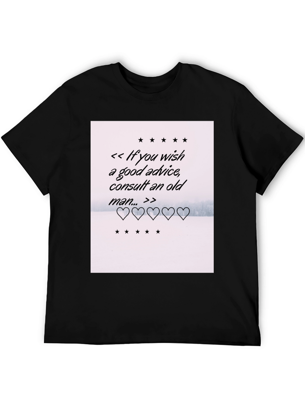 Consult An Old Man Advice Graphic Tee
