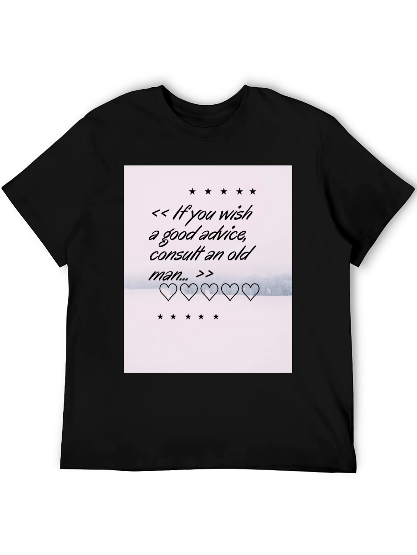 Consult An Old Man Advice Graphic Tee