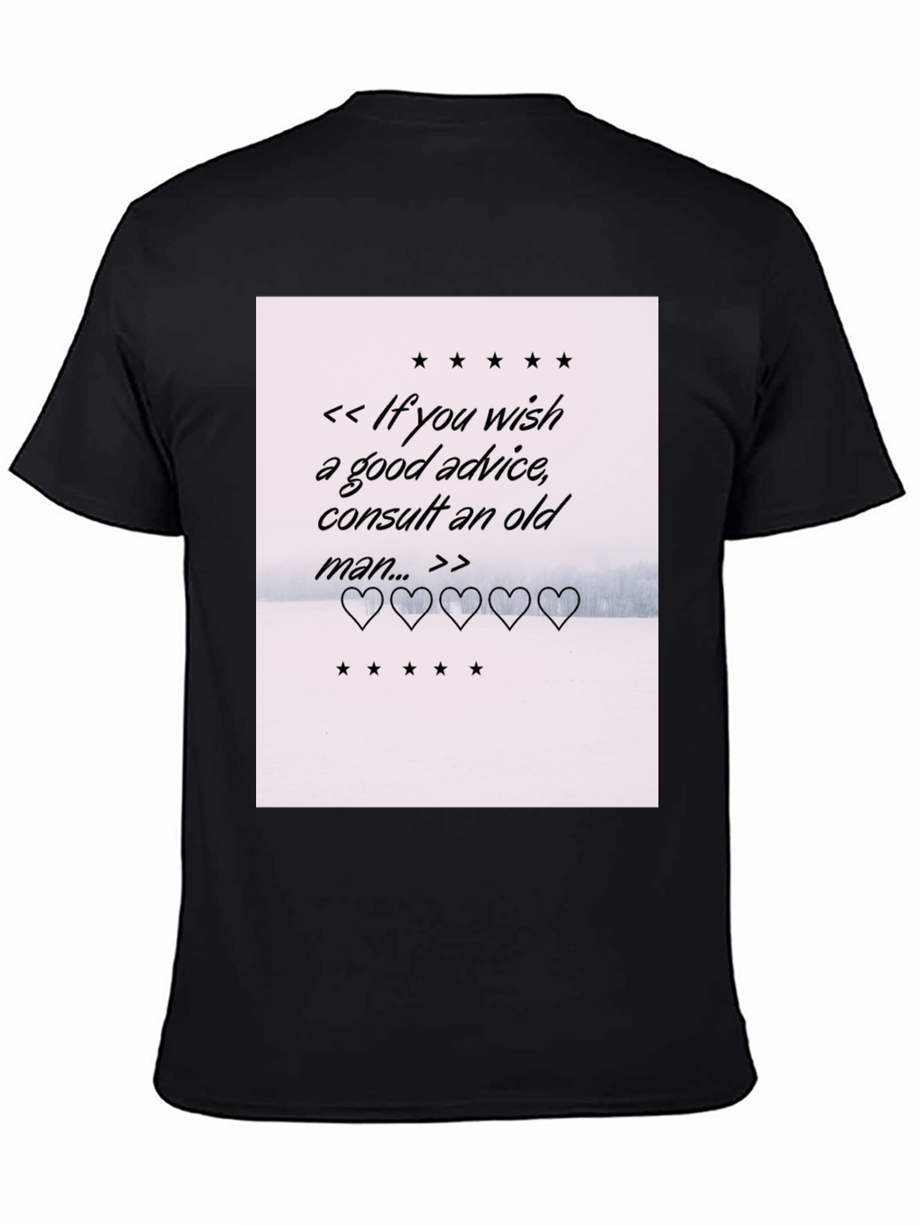 Consult An Old Man Advice Graphic Tee