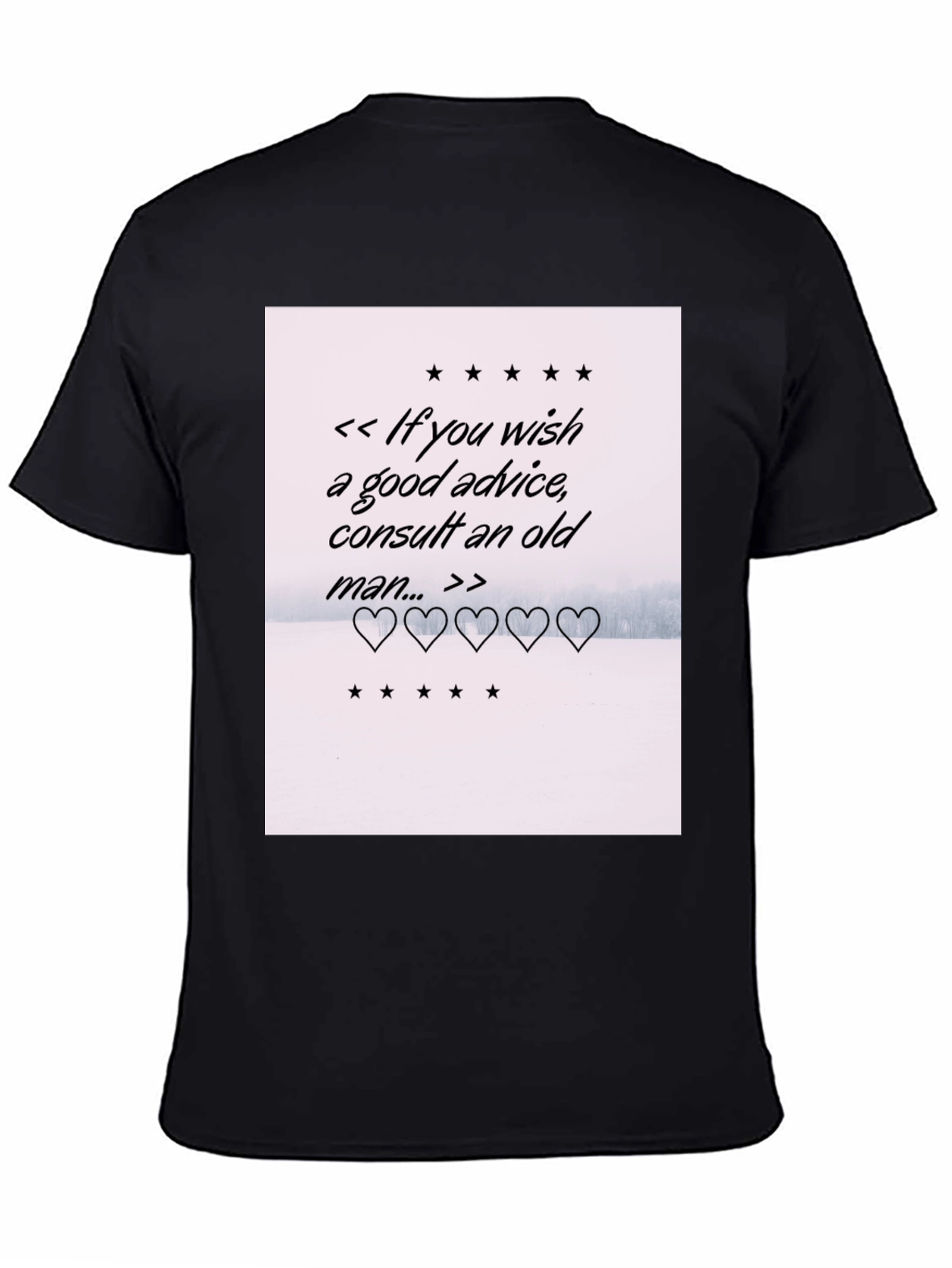 Consult An Old Man Advice Graphic Tee