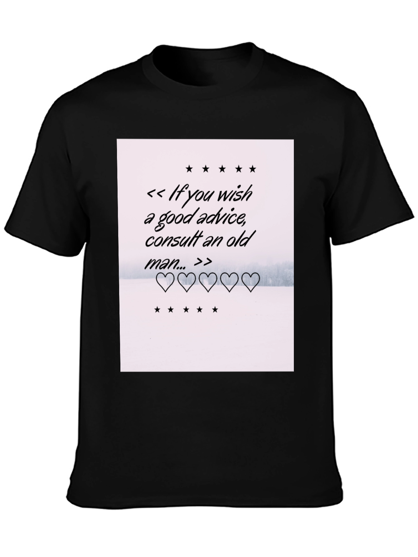 Consult An Old Man Advice Graphic Tee