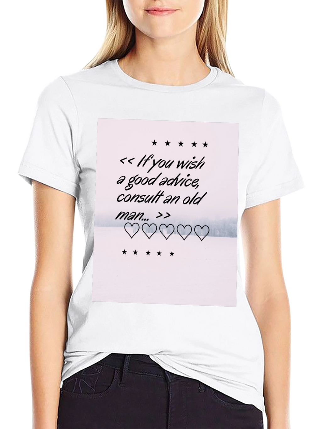 Consult An Old Man Advice Graphic Tee