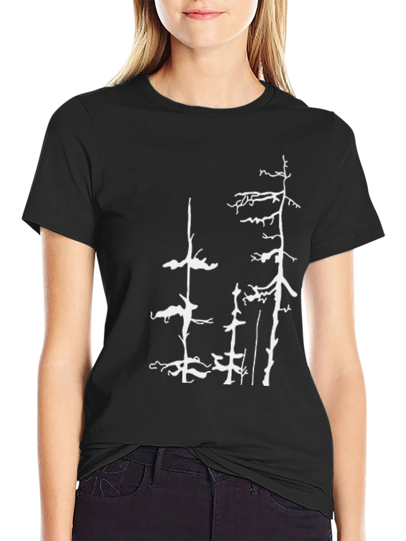 Nature Inspired Black Tee