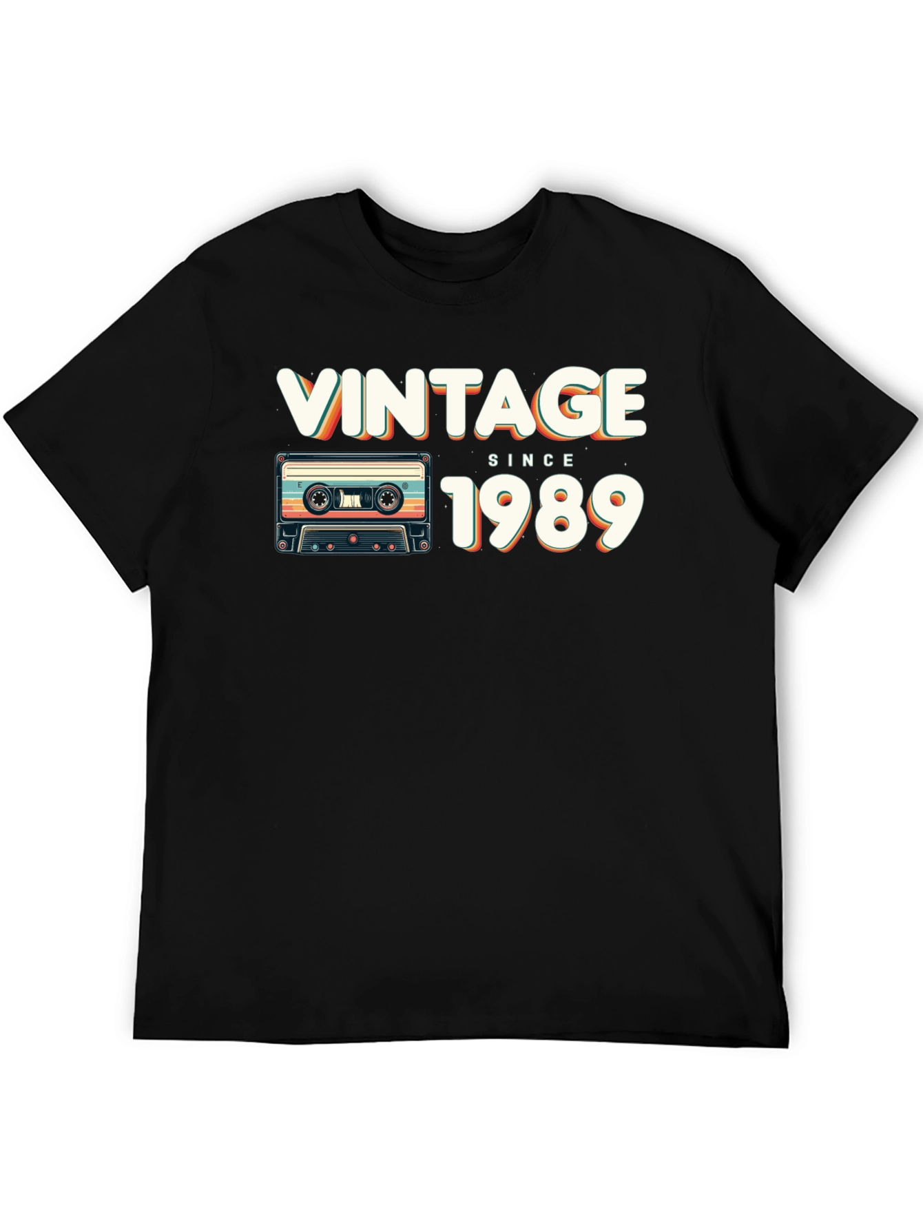 Vintage Since 1989 Cassette Tape Graphic T-Shirt