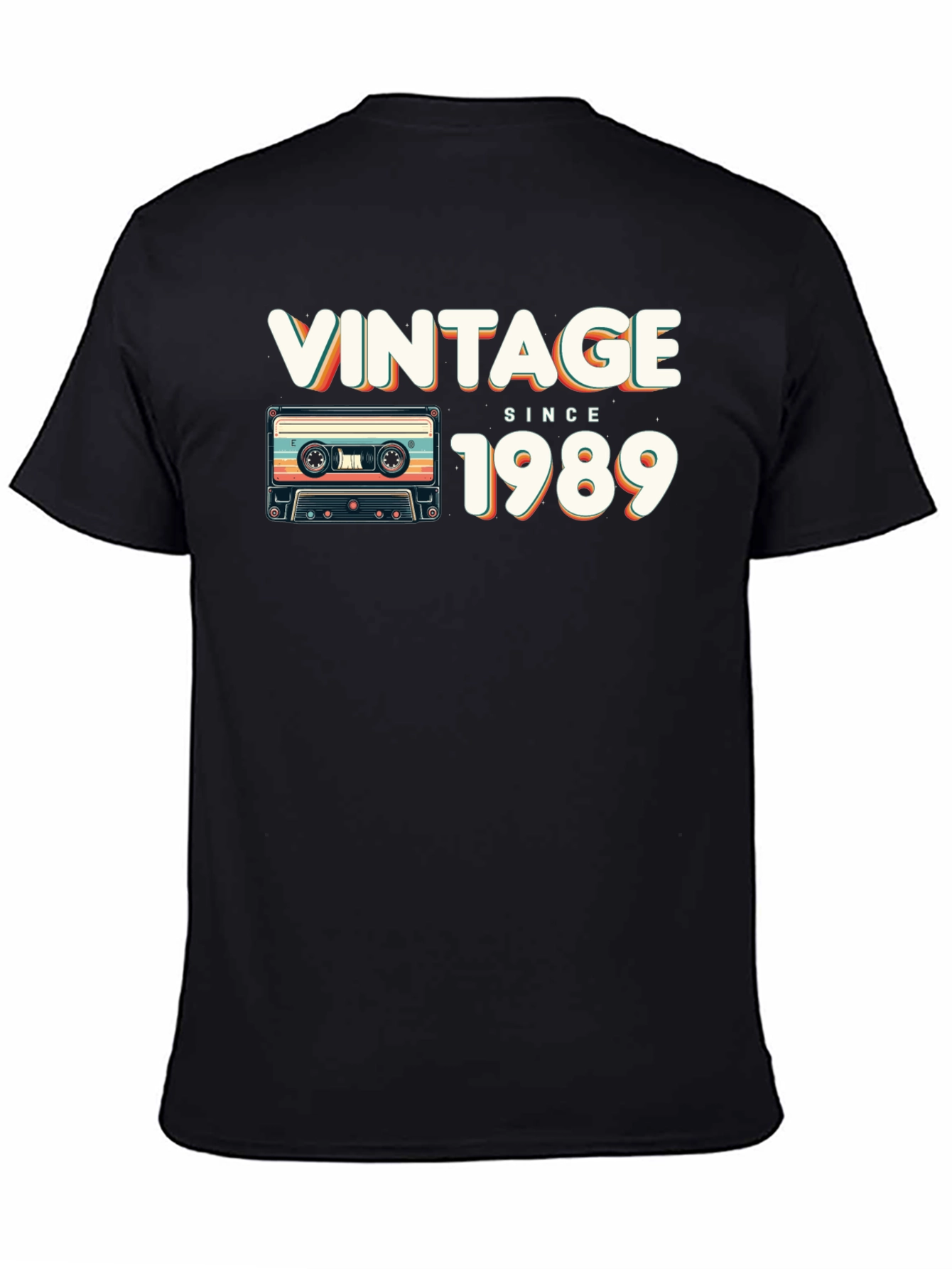Vintage Since 1989 Cassette Tape Graphic T-Shirt