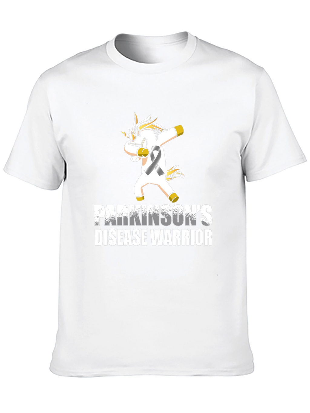 Parkinsons Warrior Unicorn Dabbing T-Shirt