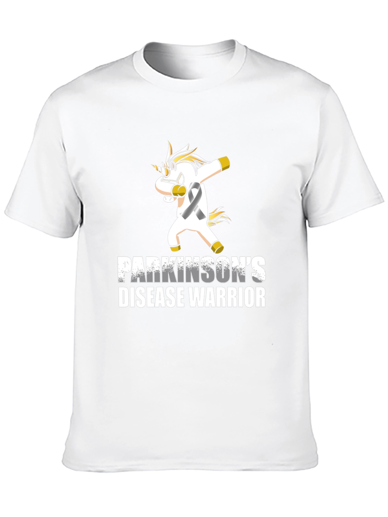 Parkinsons Warrior Unicorn Dabbing T-Shirt