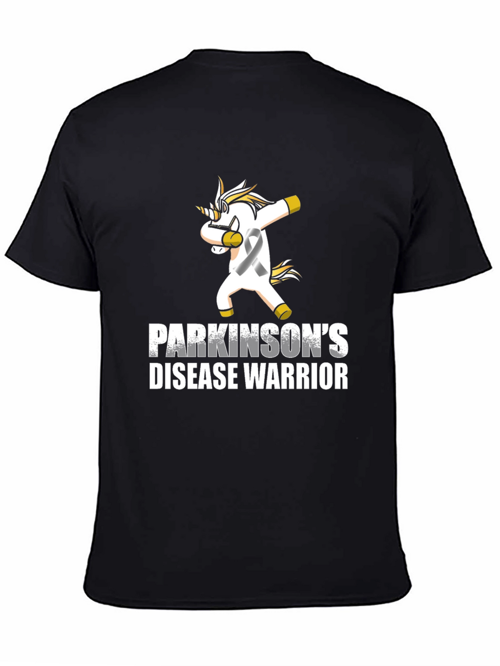 Parkinsons Warrior Unicorn Dabbing T-Shirt