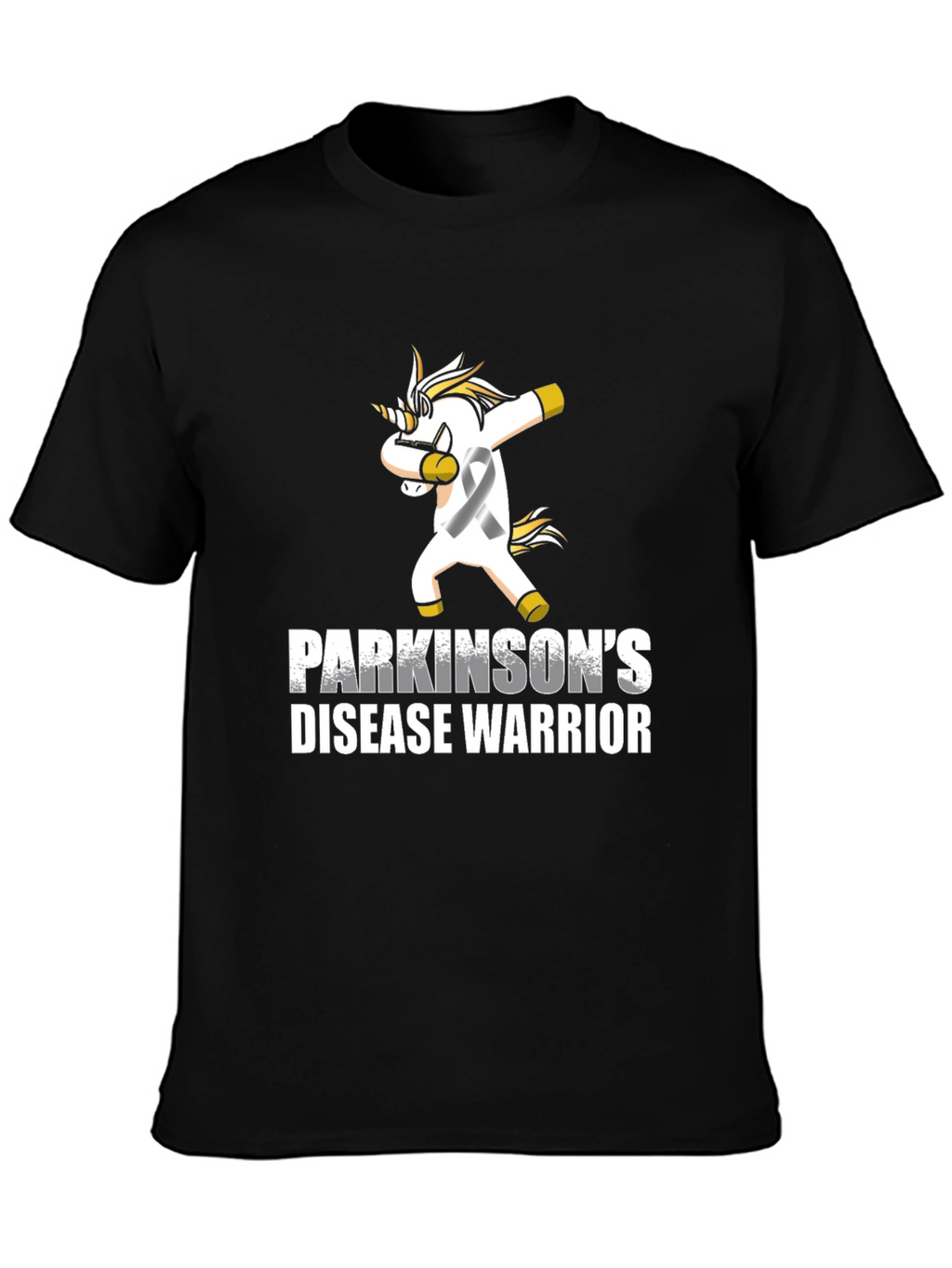 Parkinsons Warrior Unicorn Dabbing T-Shirt