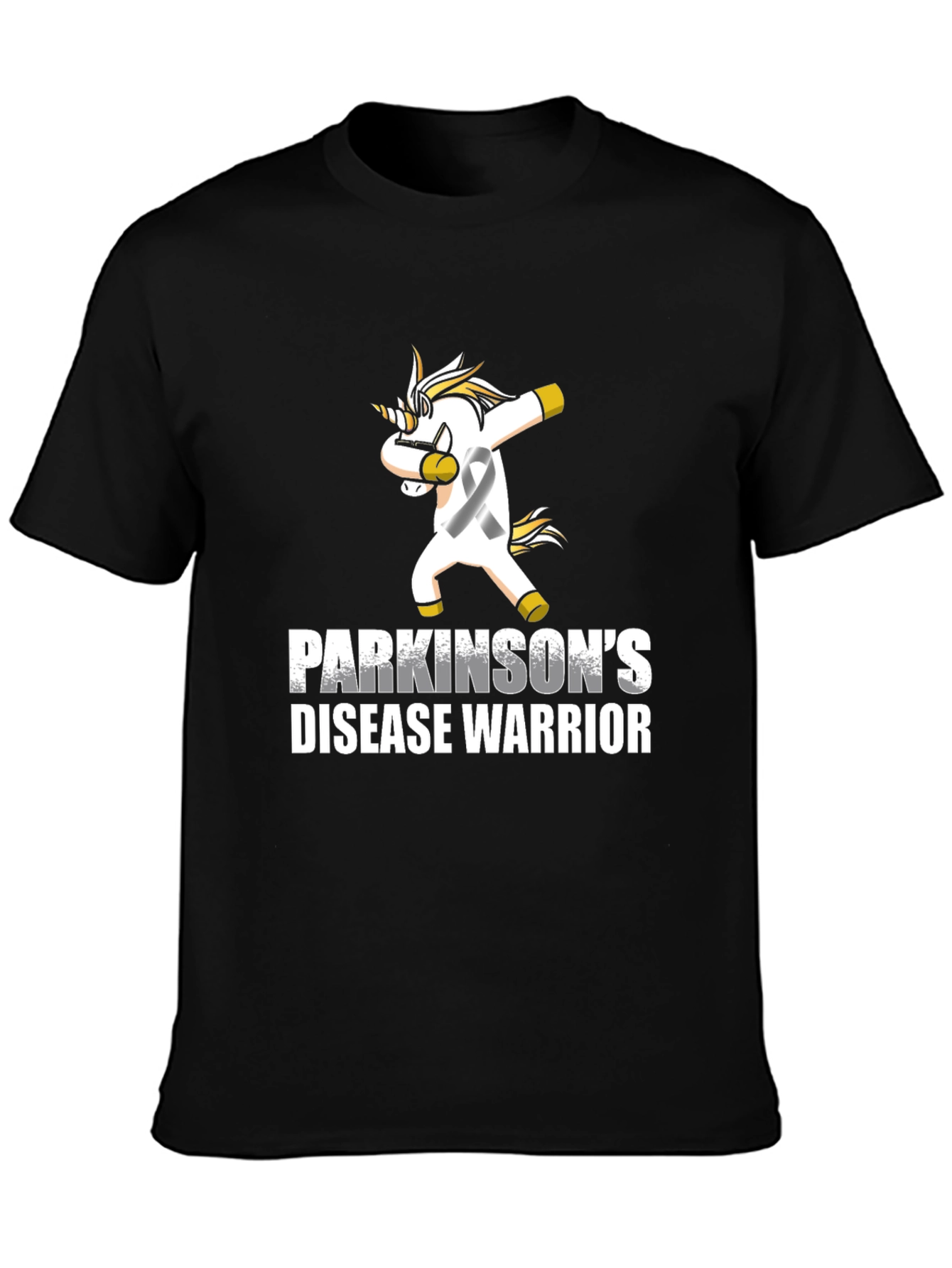 Parkinsons Warrior Unicorn Dabbing T-Shirt