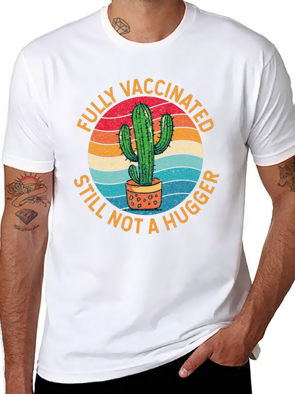 Fully Vaccinated Still Not a Hugger T-Shirt