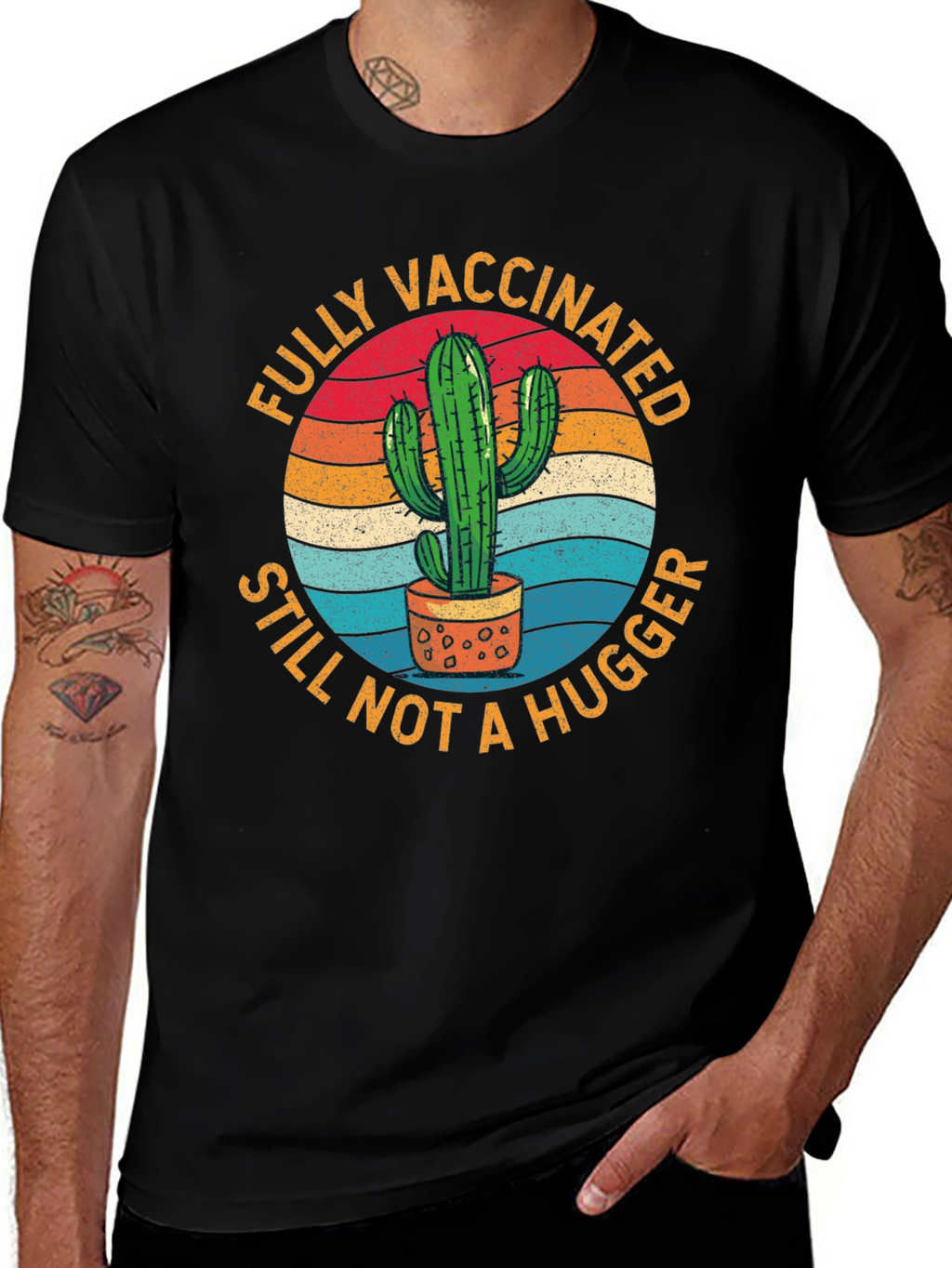 Fully Vaccinated Still Not a Hugger T-Shirt