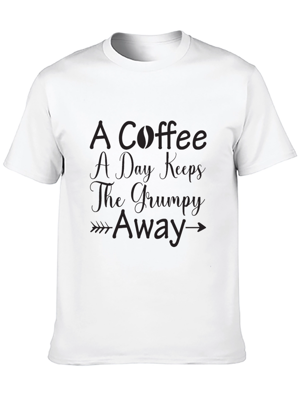 Coffee a Day Grumpy Away Graphic Tee