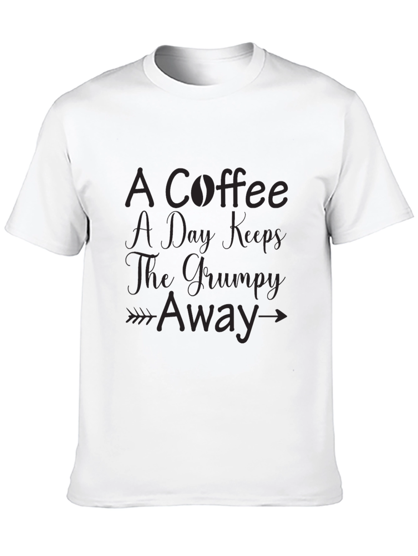 Coffee a Day Grumpy Away Graphic Tee
