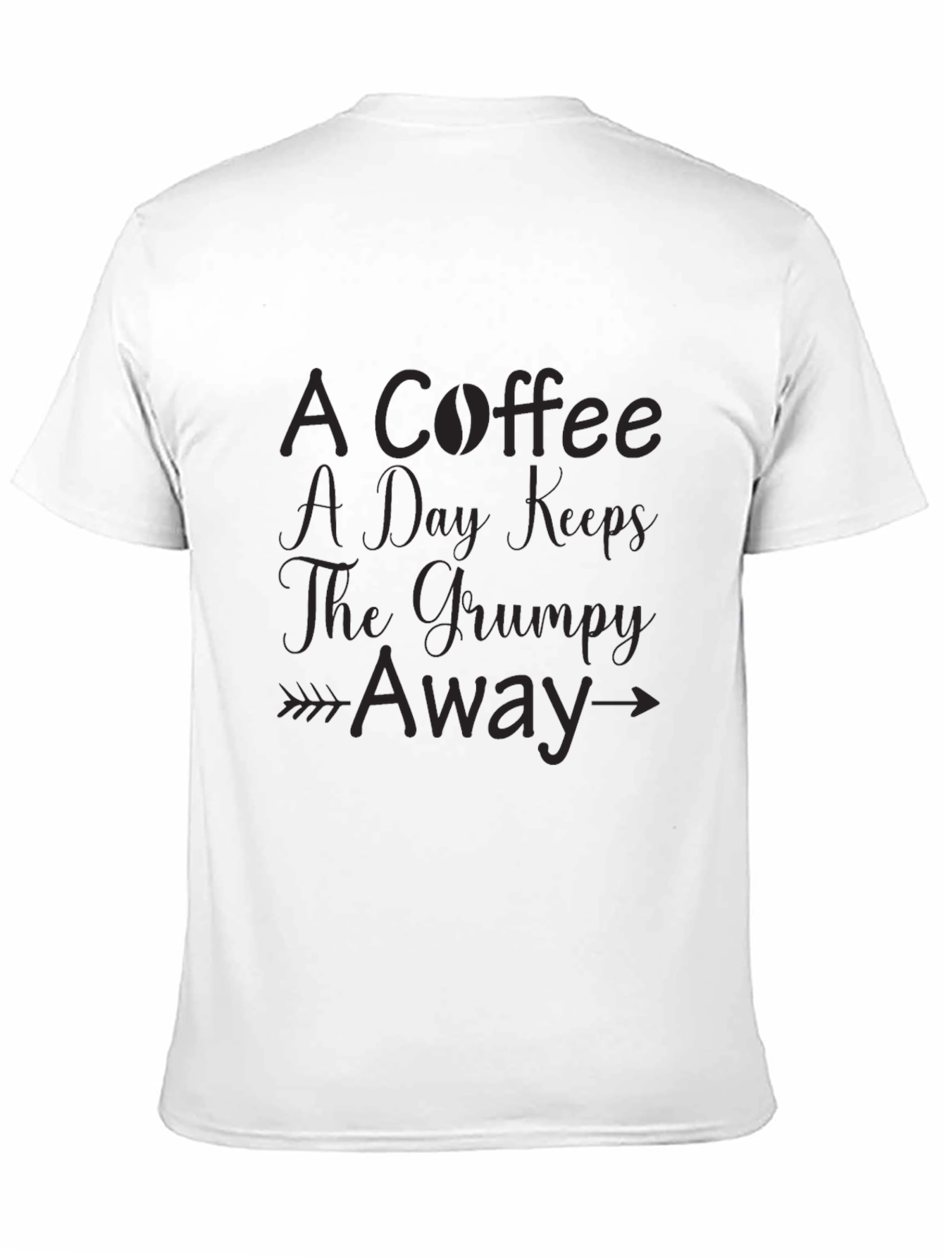 Coffee a Day Grumpy Away Graphic Tee