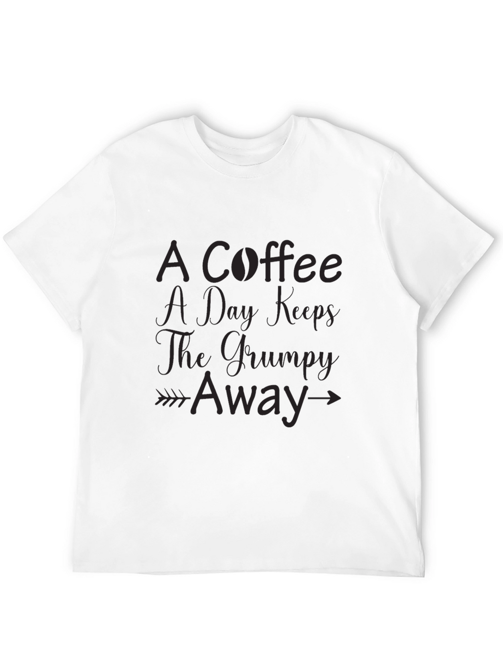 Coffee a Day Grumpy Away Graphic Tee