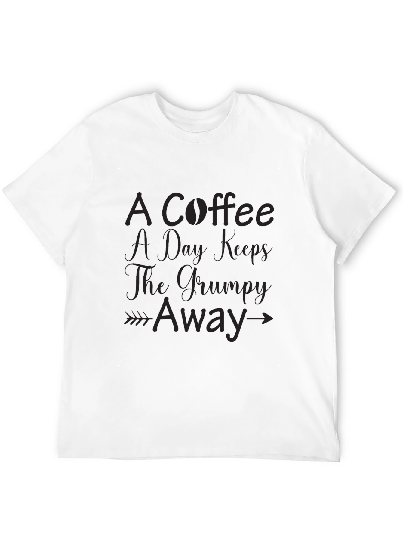 Coffee a Day Grumpy Away Graphic Tee