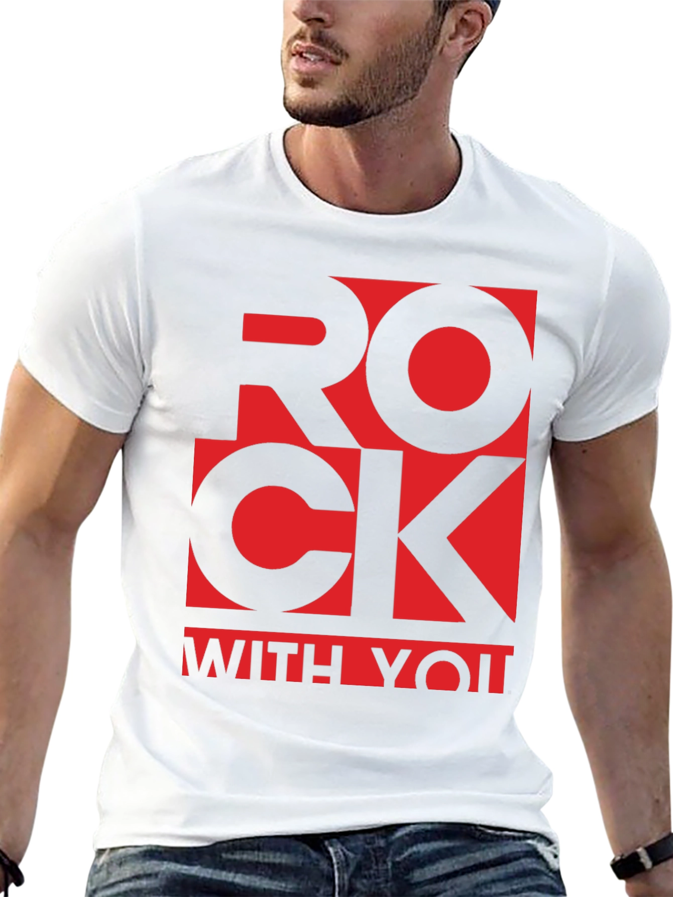 Rock With You Graphic T-Shirt - Black