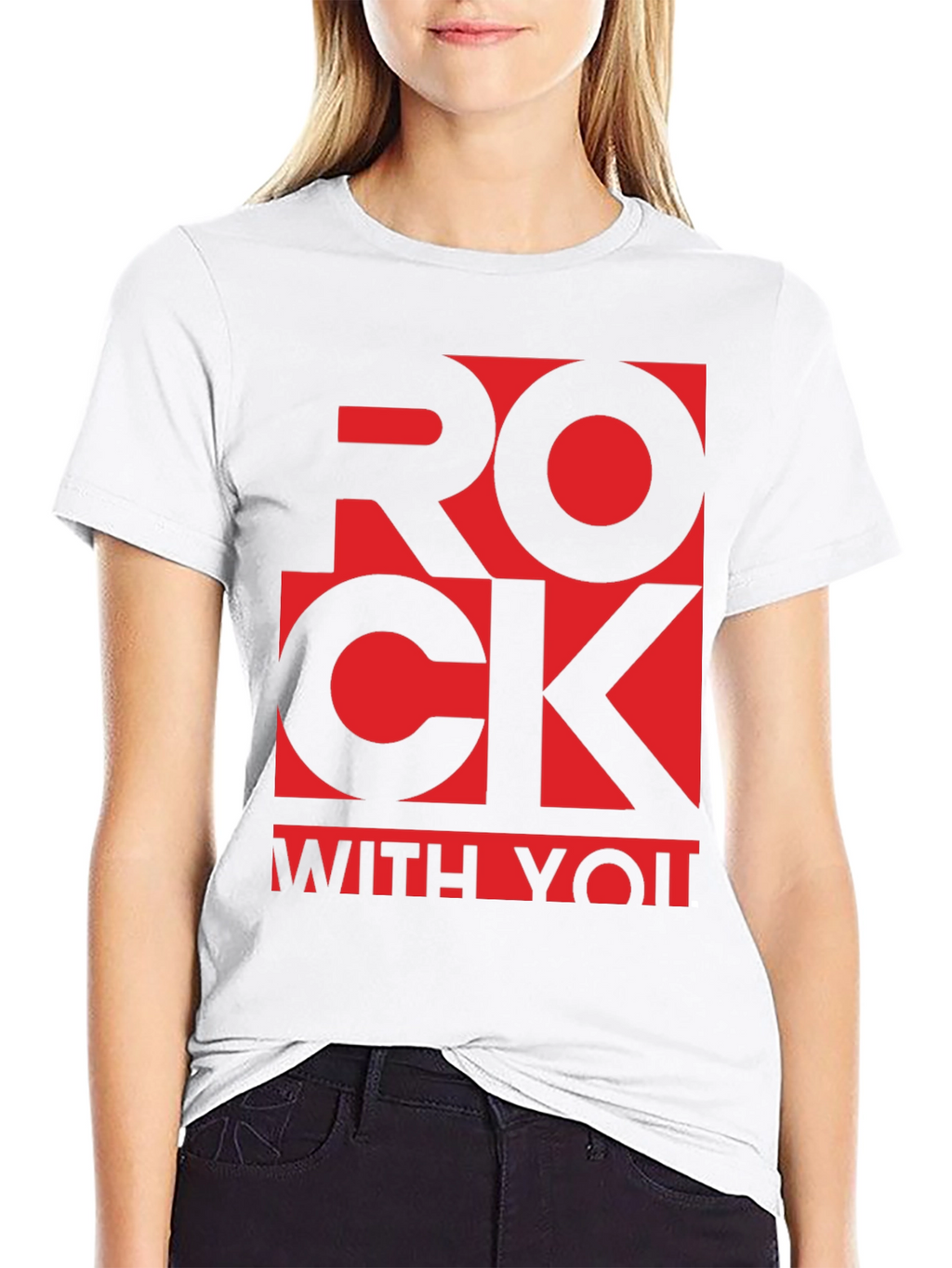 Rock With You Graphic T-Shirt - Black