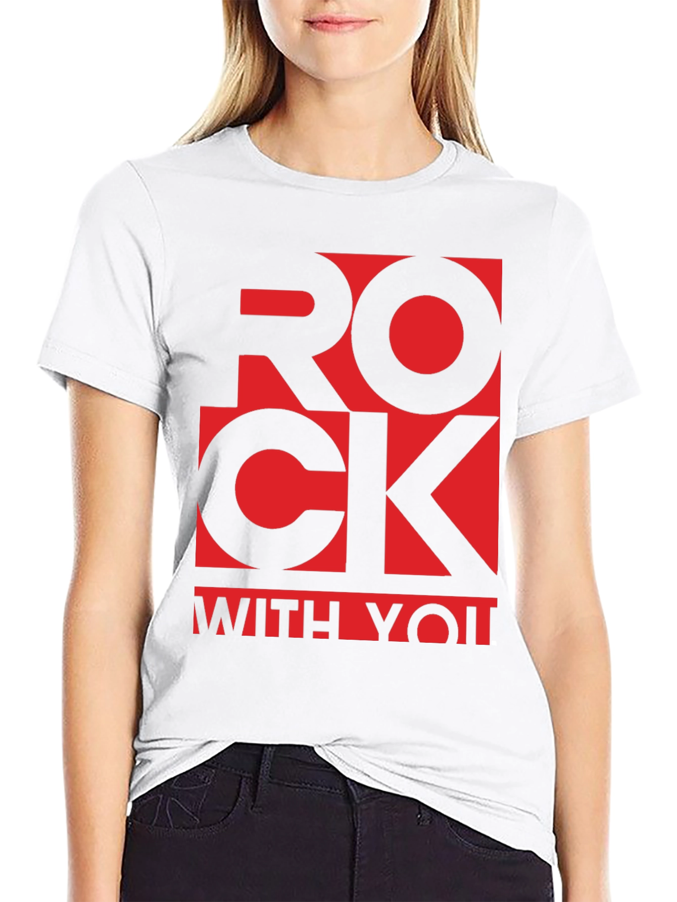 Rock With You Graphic T-Shirt - Black