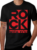 Rock With You Graphic T-Shirt - Black