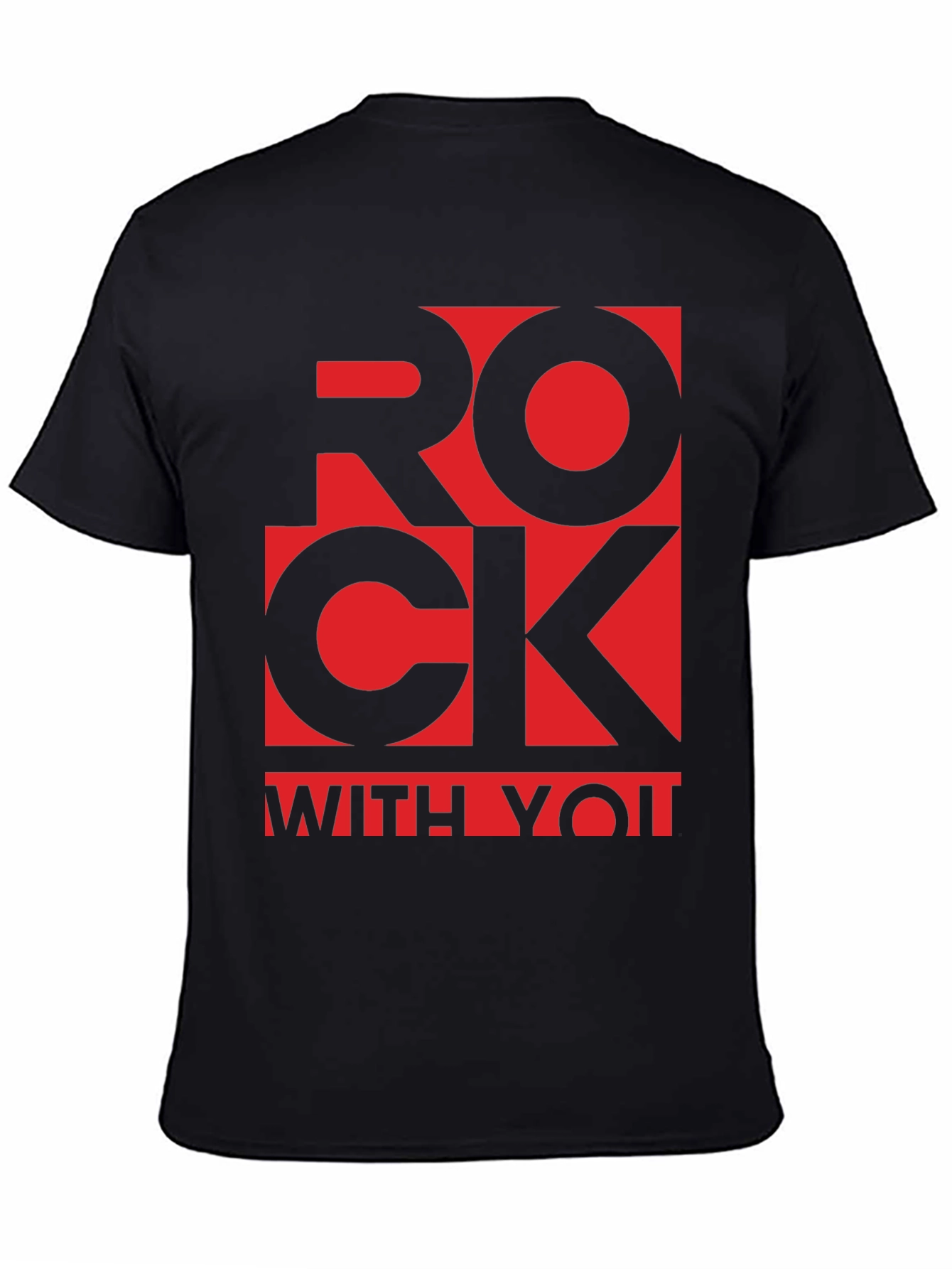 Rock With You Graphic T-Shirt - Black