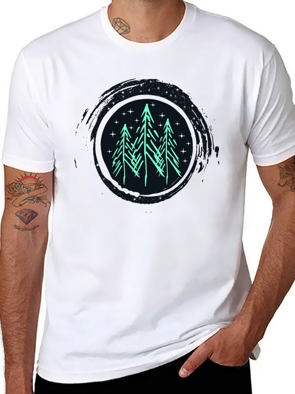 Forest Graphic Tee - Stylish Nature Shirt