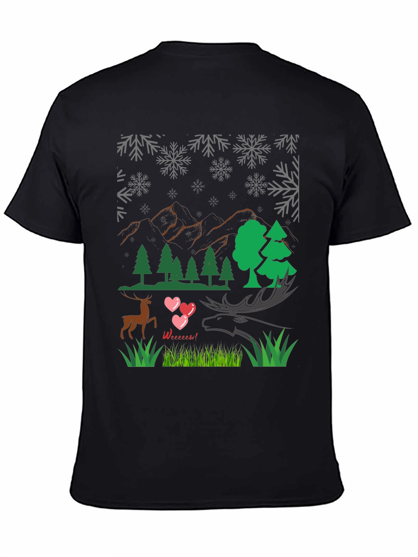 Winter Deer Love T-Shirt