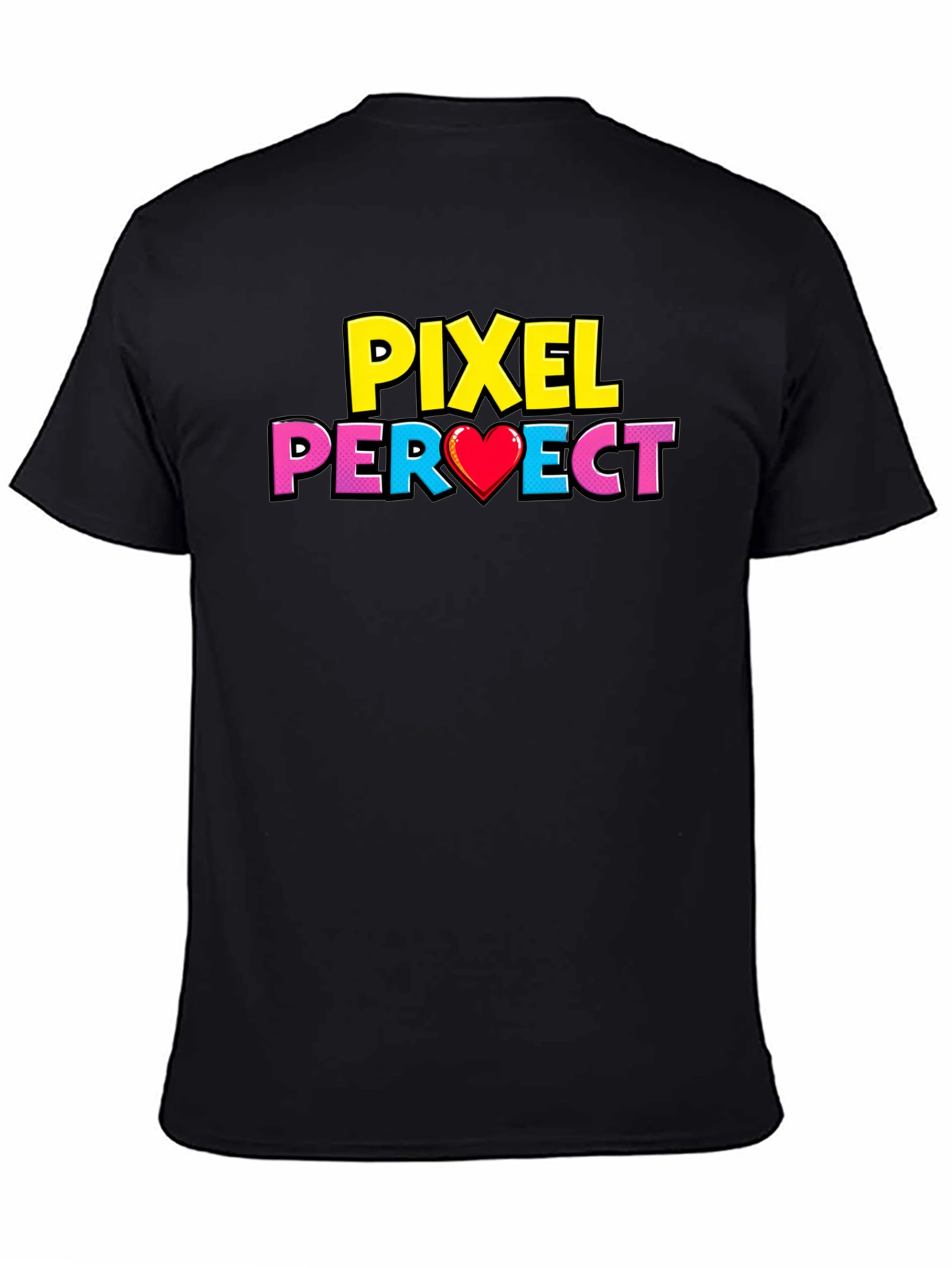 Pixel Perfect Graphic T-Shirt - Gamer Style Tee