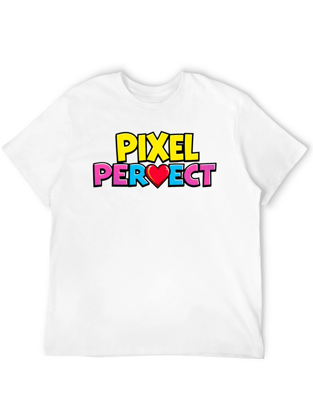 Pixel Perfect Graphic T-Shirt - Gamer Style Tee