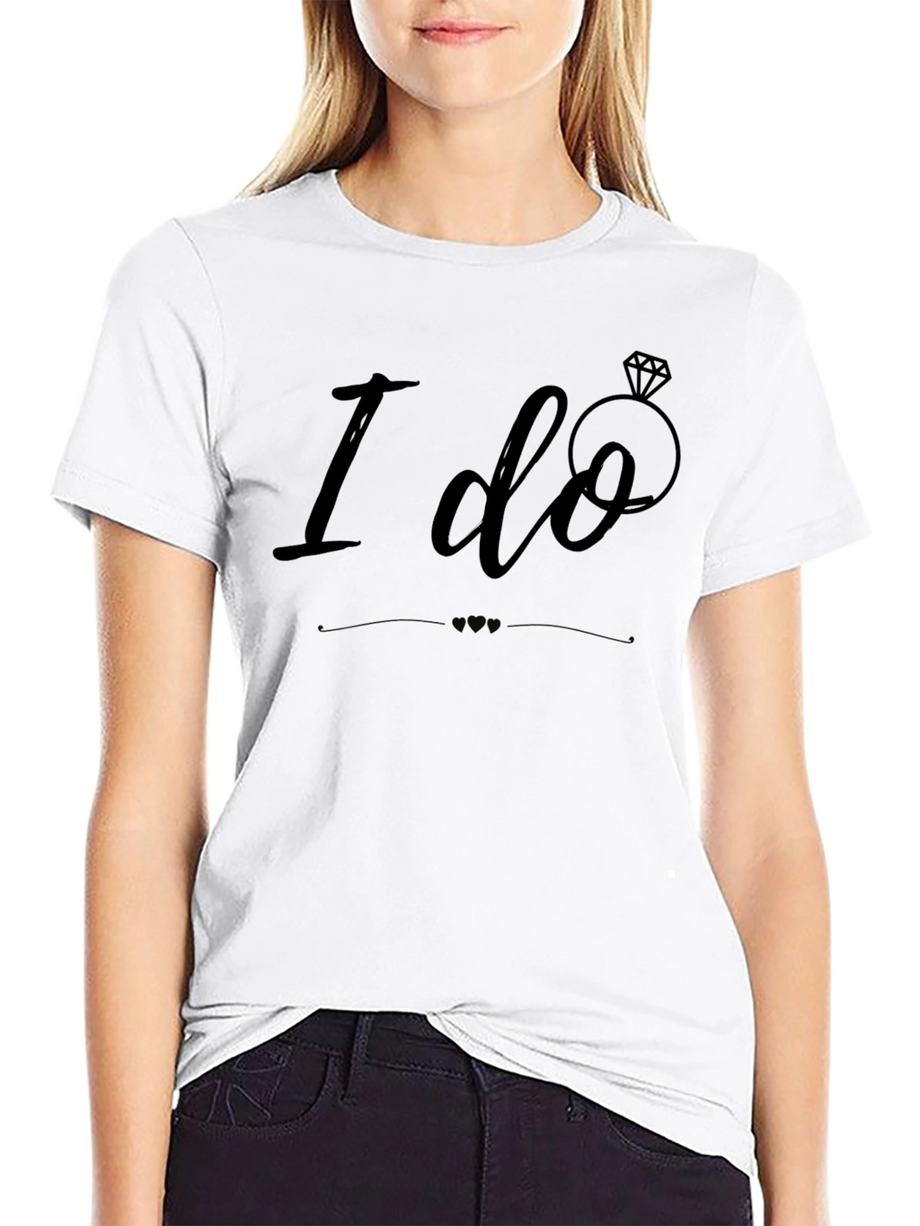 I Do Wedding T-Shirt - Stylish Bridal Tee