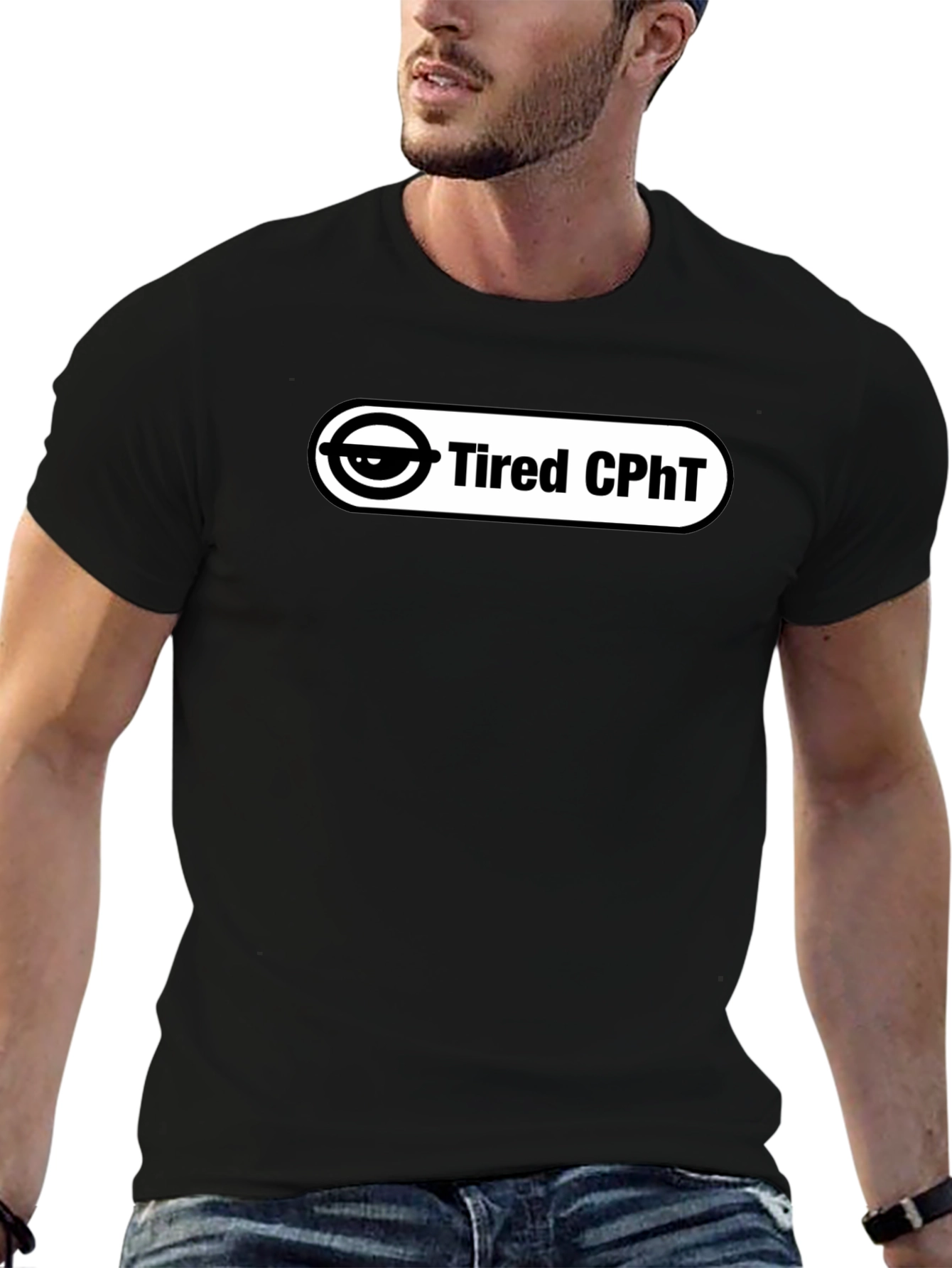 Tired CPHT Black Graphic Tee