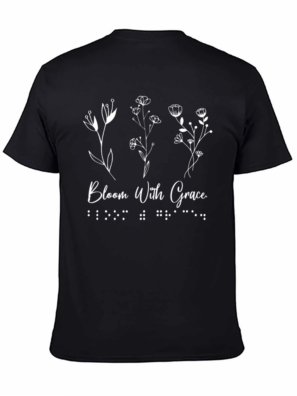 Bloom With Grace Graphic Tee - Inspiring & Stylish