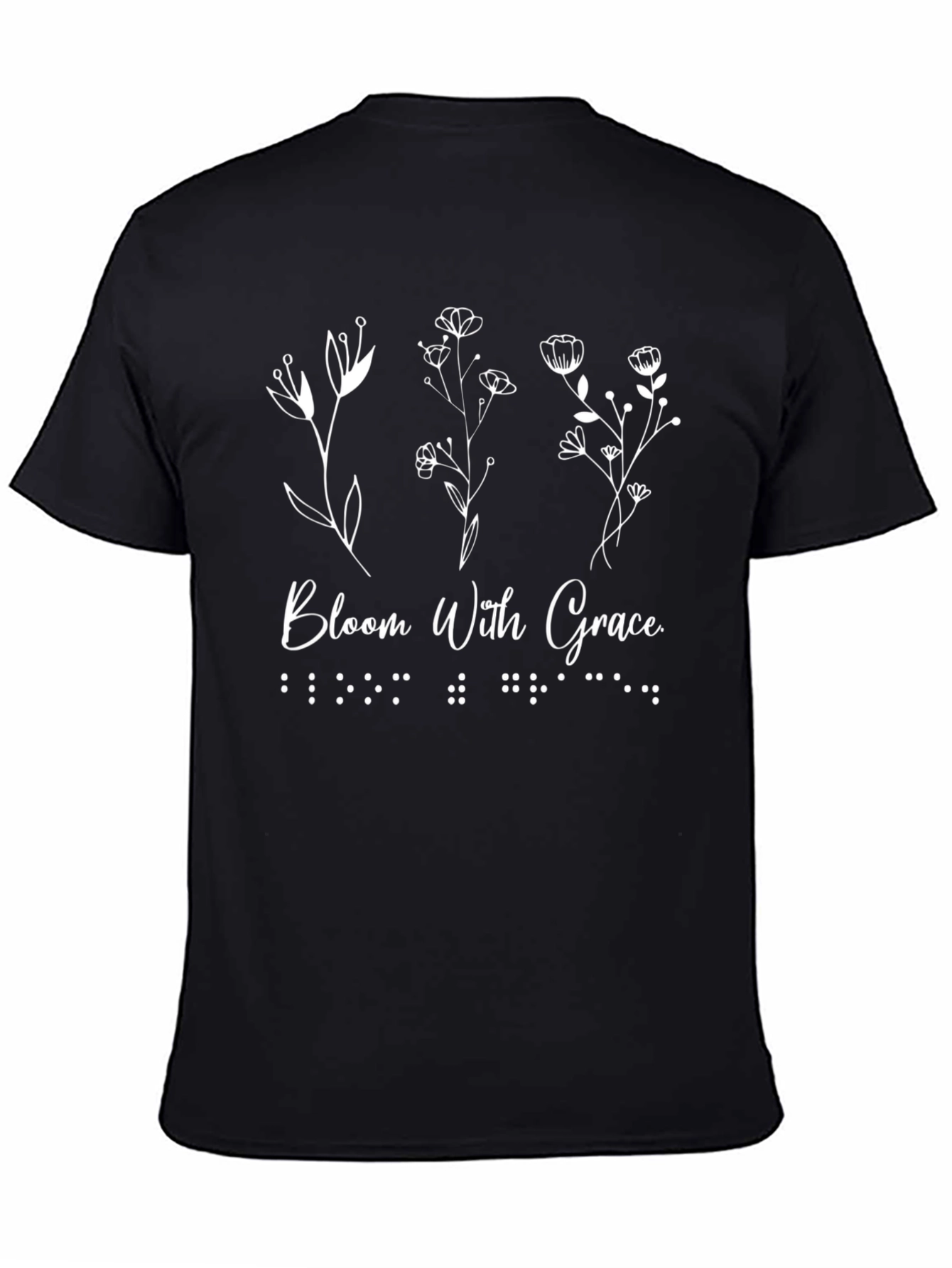Bloom With Grace Graphic Tee - Inspiring & Stylish