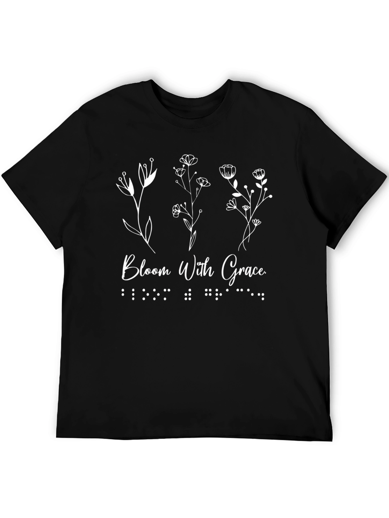 Bloom With Grace Graphic Tee - Inspiring & Stylish