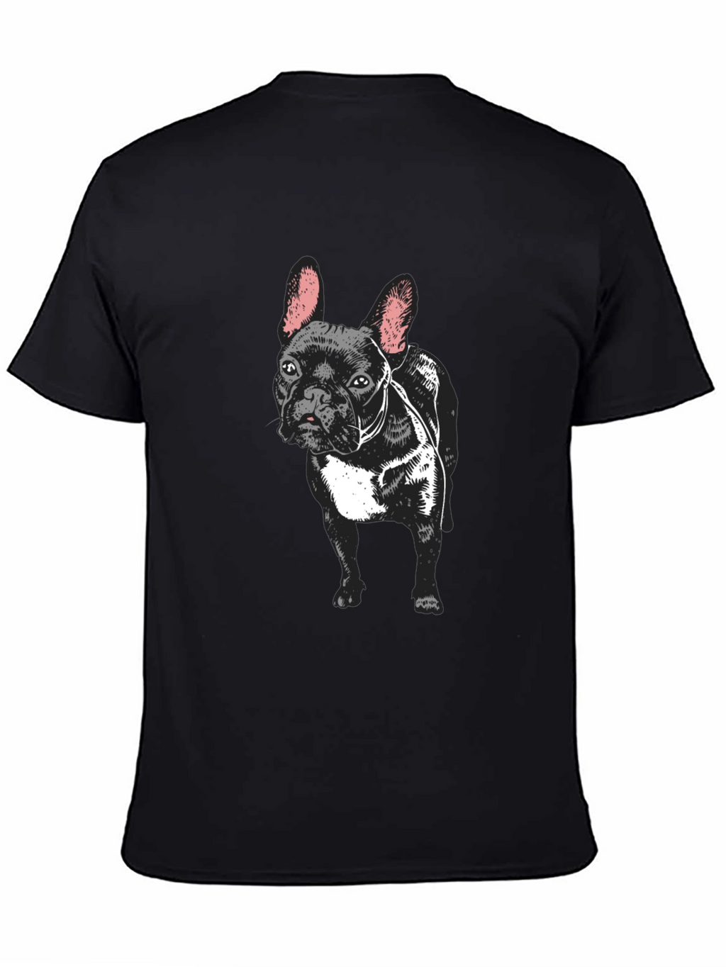 French Bulldog Graphic T-Shirt - Black
